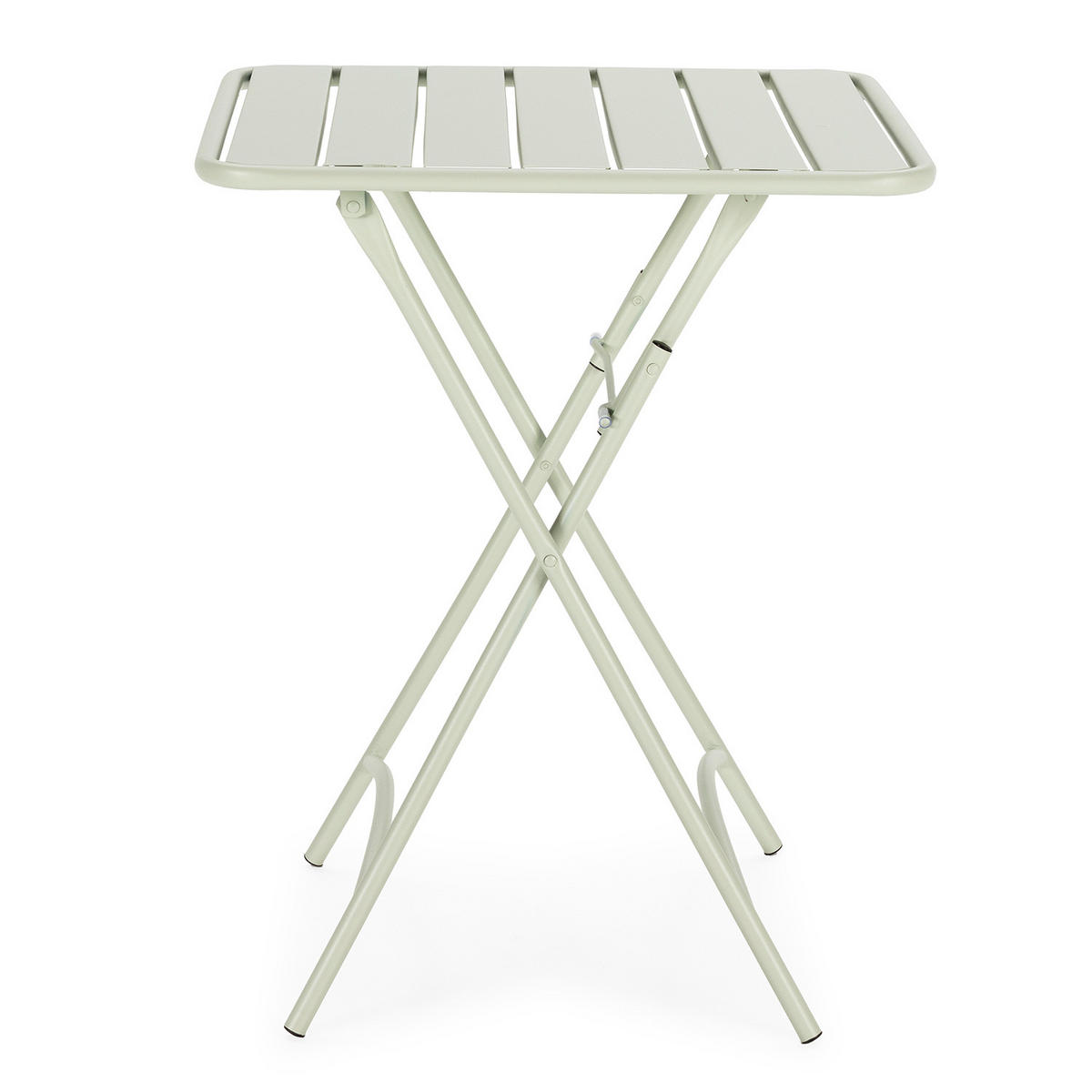 GARTENKLAPPTISCH Perla 60/60/74 cm Metall - Grün, Metall (60/60/74cm) - VS Venta-stock
