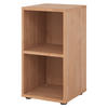 REGAL - 2 Ordnerhöhen 40/40/74,8 cm in Nussbaumfarben - Nussbaumfarben, Holzwerkstoff (40/74.8/40cm) - bümö