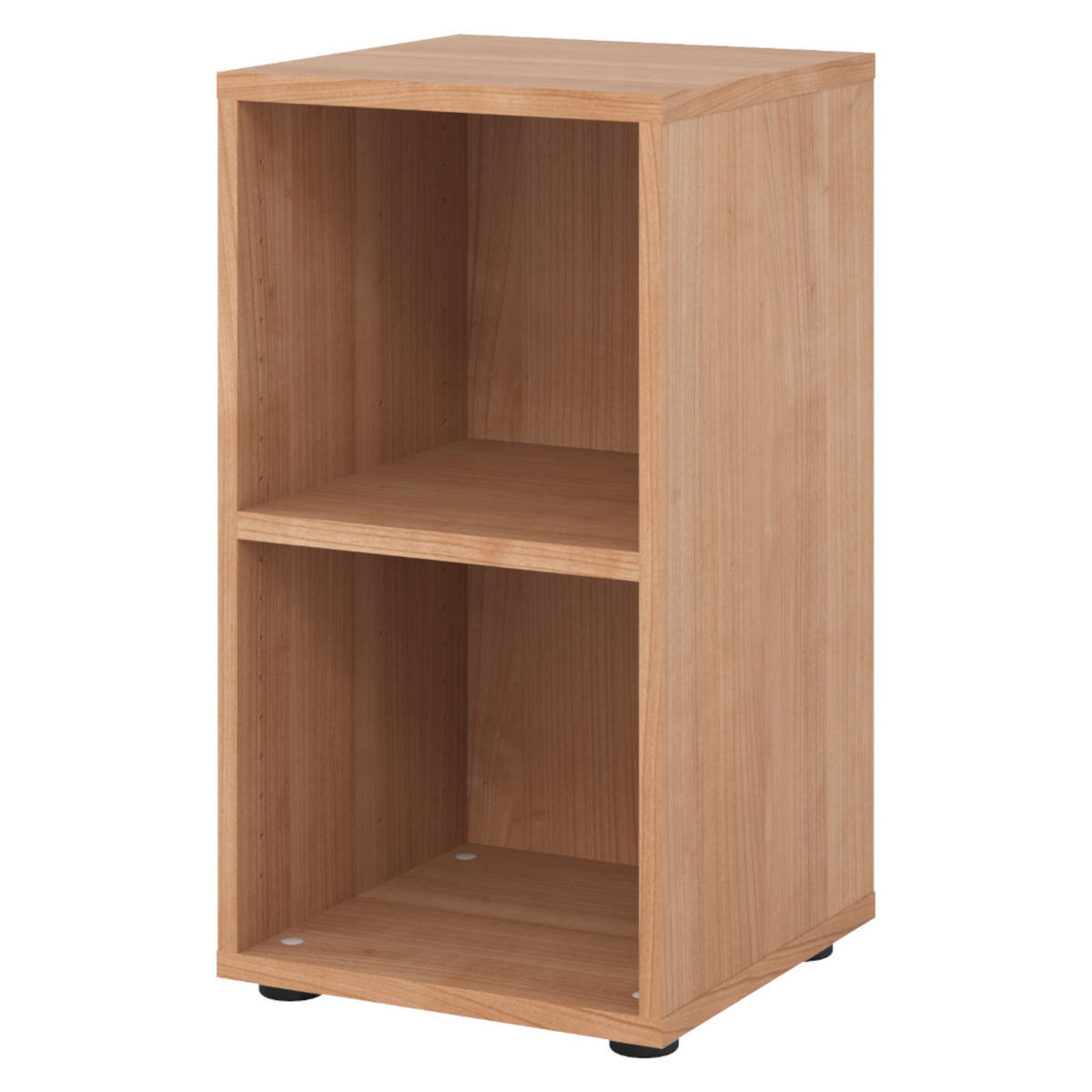 REGAL - 2 Ordnerhöhen 40/40/74,8 cm in Nussbaumfarben - Nussbaumfarben, Holzwerkstoff (40/74.8/40cm) - bümö