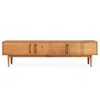 LOWBOARD TECCA - Eichefarben, Holz (180/48/41cm) - IDIMEX