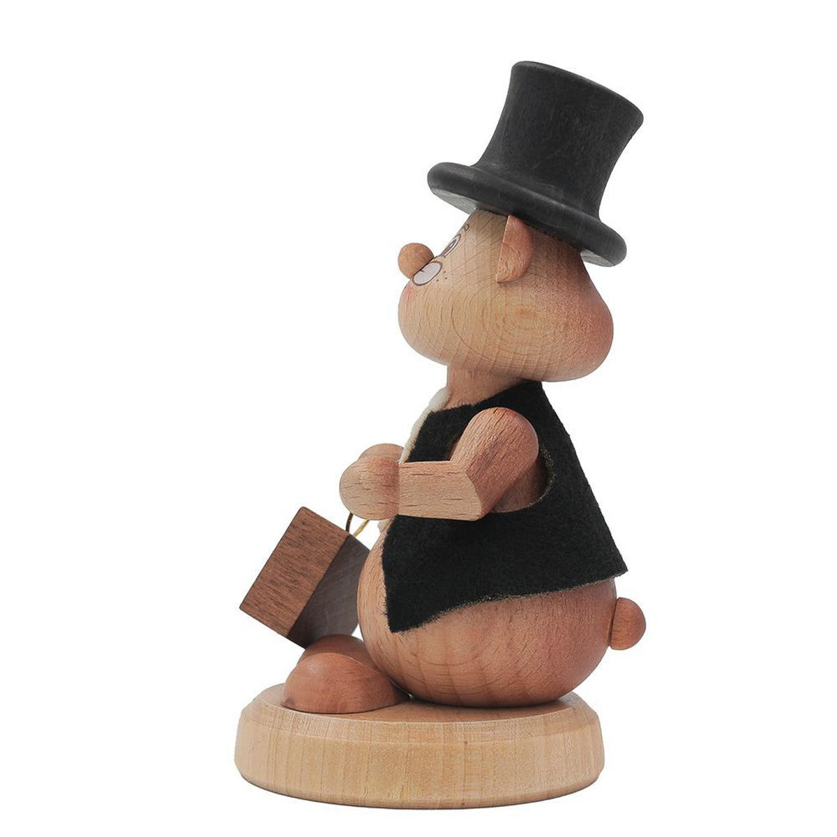 HOLZFIGUR Hamster Spaziergänger 11 cm - Multicolor, Metall (6/11/0.1cm)