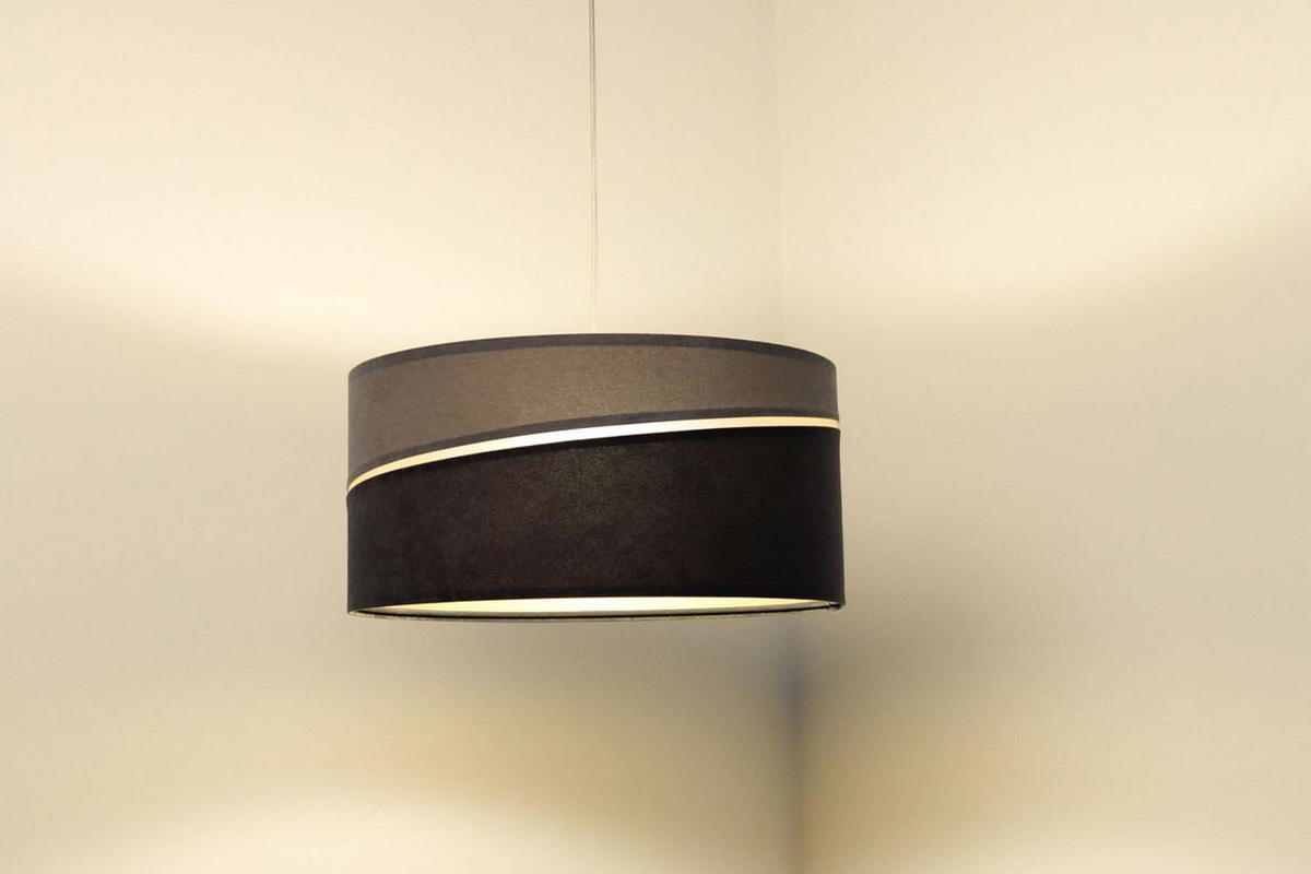 HÄNGELEUCHTE Grau 50/25 cm - Goldfarben/Grau, Kunststoff (50/0.4/25cm) - ONZENO
