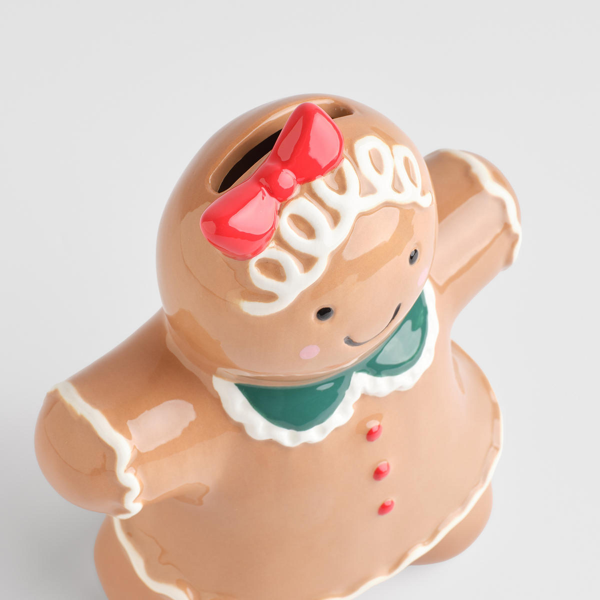 SPARDOSE Bakerisia, Braun, 21x9x17 cm, Dekorative Weihnachtsdeko - Braun, Keramik (9/21/17cm) - home&you