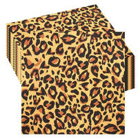SERVIETTEN 20 Stück Leopard 33 x 33 cm - Multicolor, Papier (16.5/16.5cm)