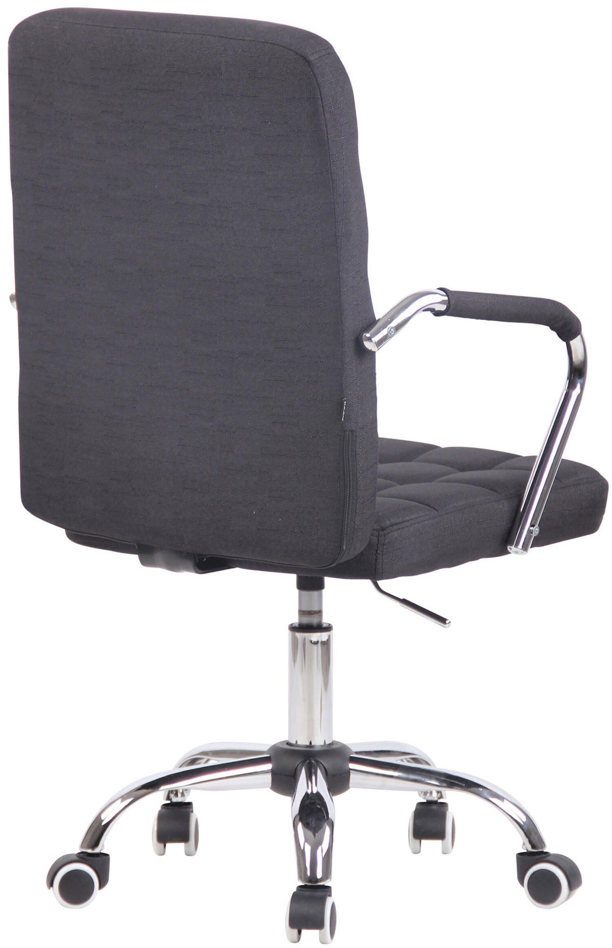 BÜROSTUHL Tenor, Stoff Schwarz - Schwarz, Textil/Metall (56/109/60cm) - TPFLiving