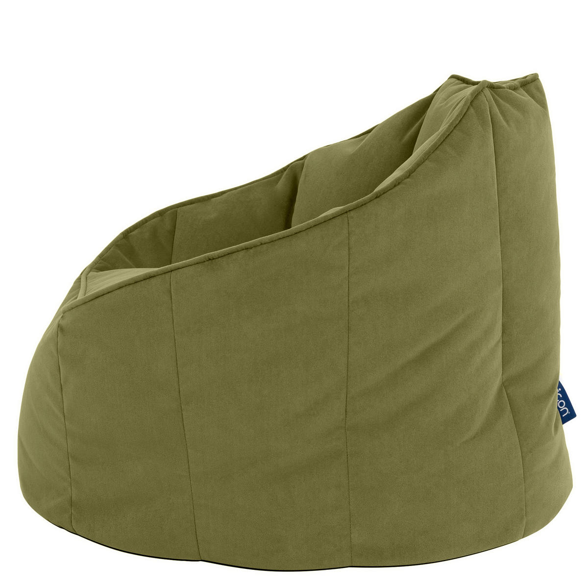 SITZSACK-SESSEL Sirena - Olivgrün, Textil (77/64/74cm) - icon