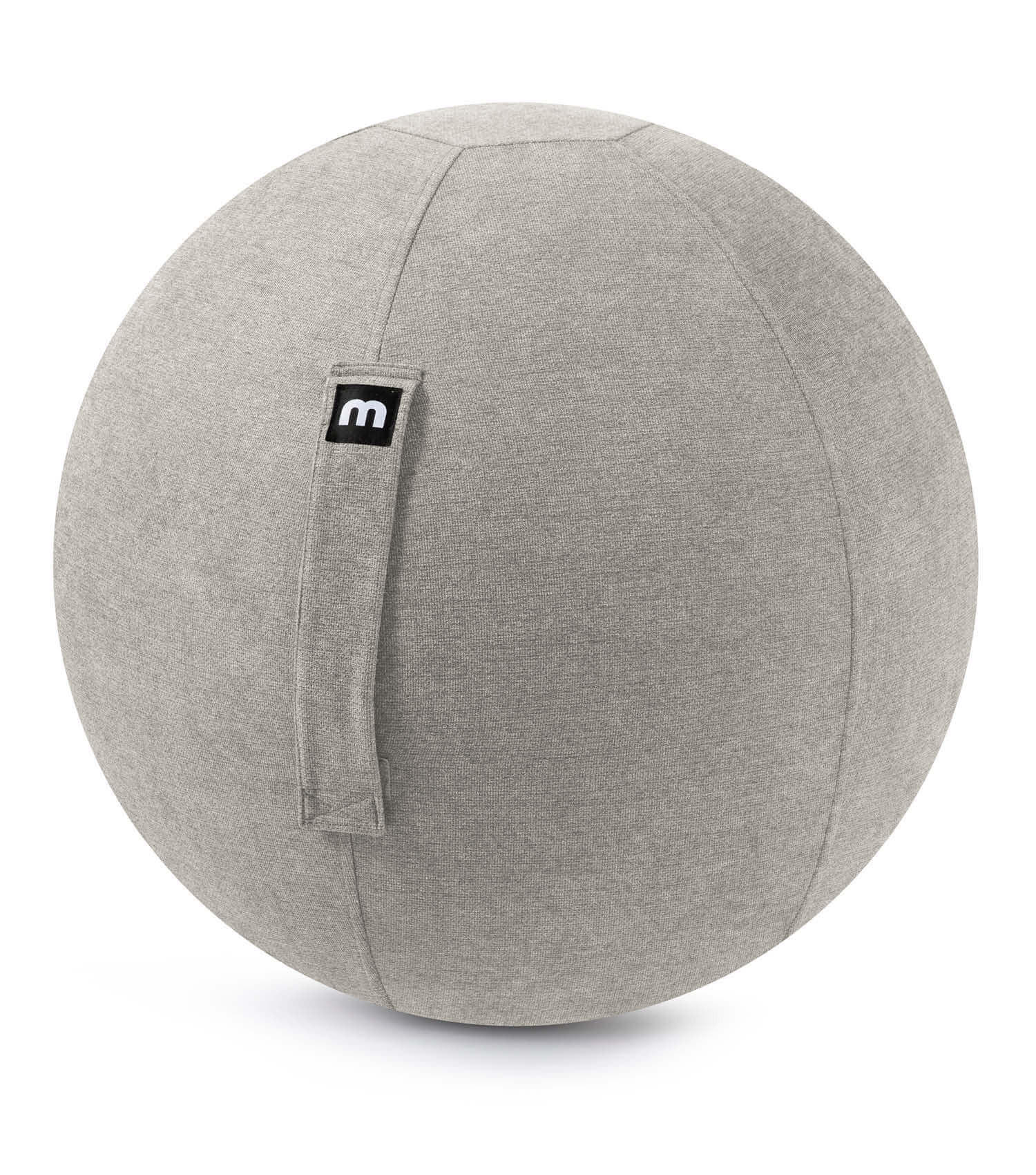 SITZBALL Der Sportliche - Grau, Textil (65/65/65cm) - Mokebo