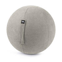 SITZBALL Der Sportliche - Grau, Textil (65/65/65cm) - Mokebo