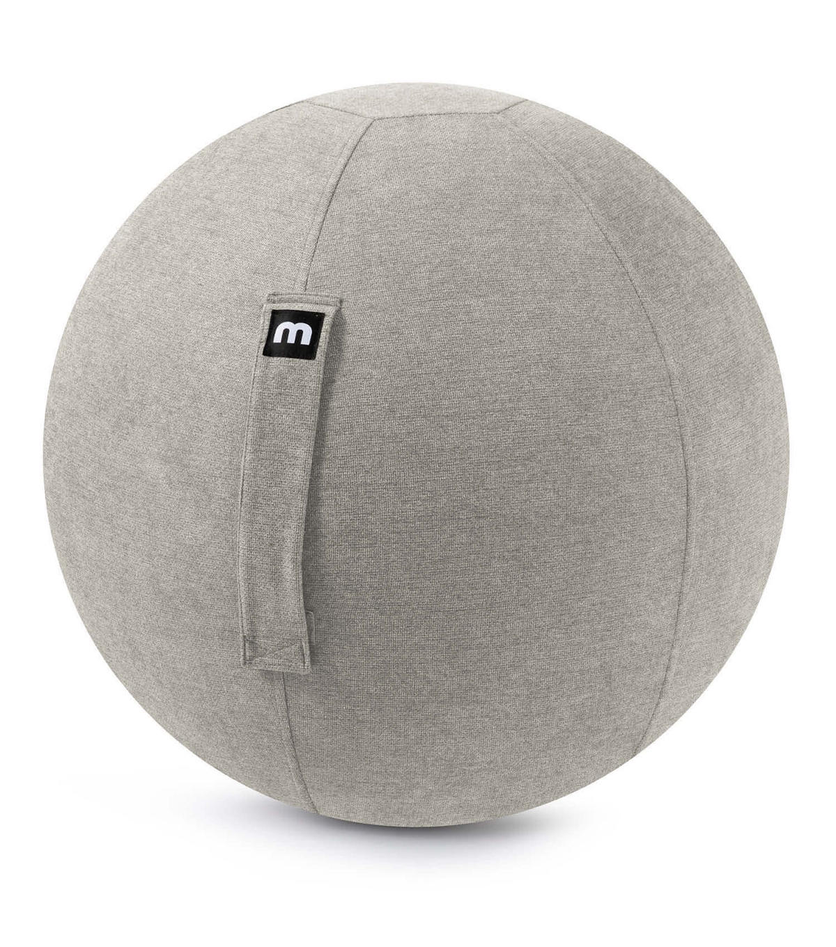 SITZBALL Der Sportliche - Grau, Textil (65/65/65cm) - Mokebo