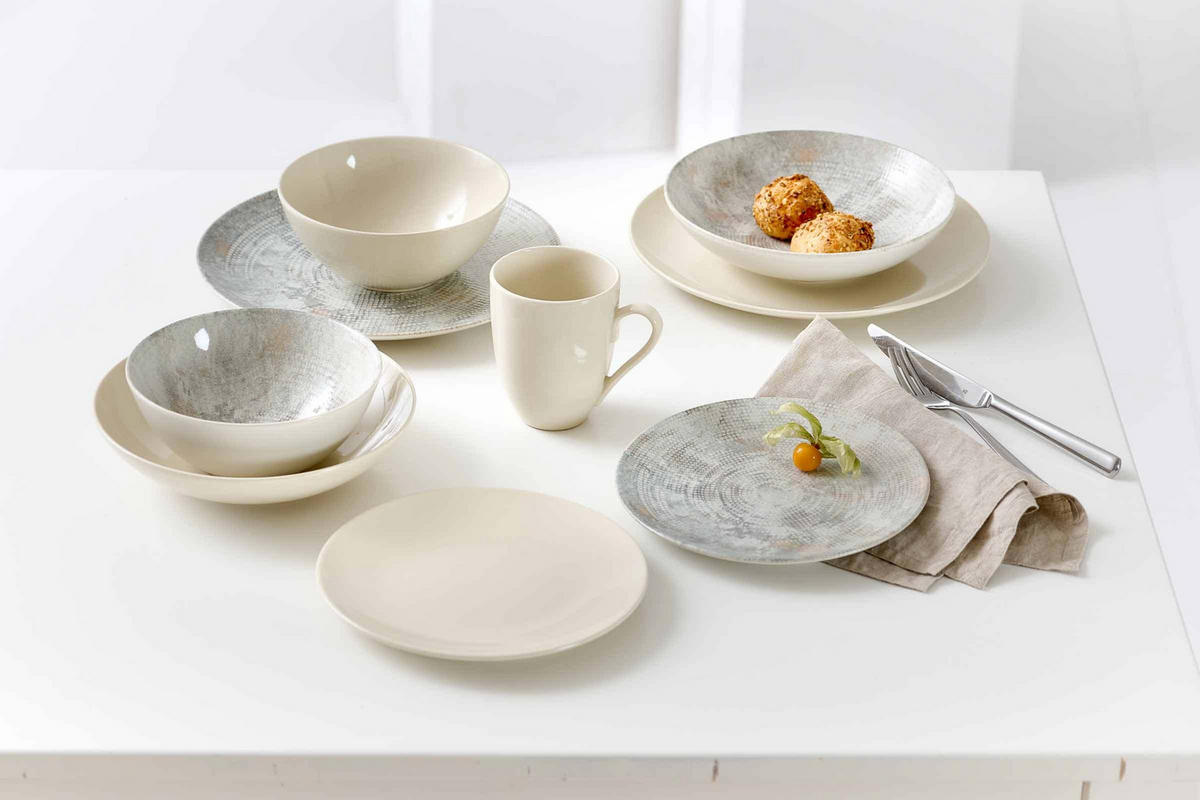 KAFFEEBECHER Cecina Beige 320 ml 6er Set - Beige, Keramik (0.32L) - Ritzenhoff Breker