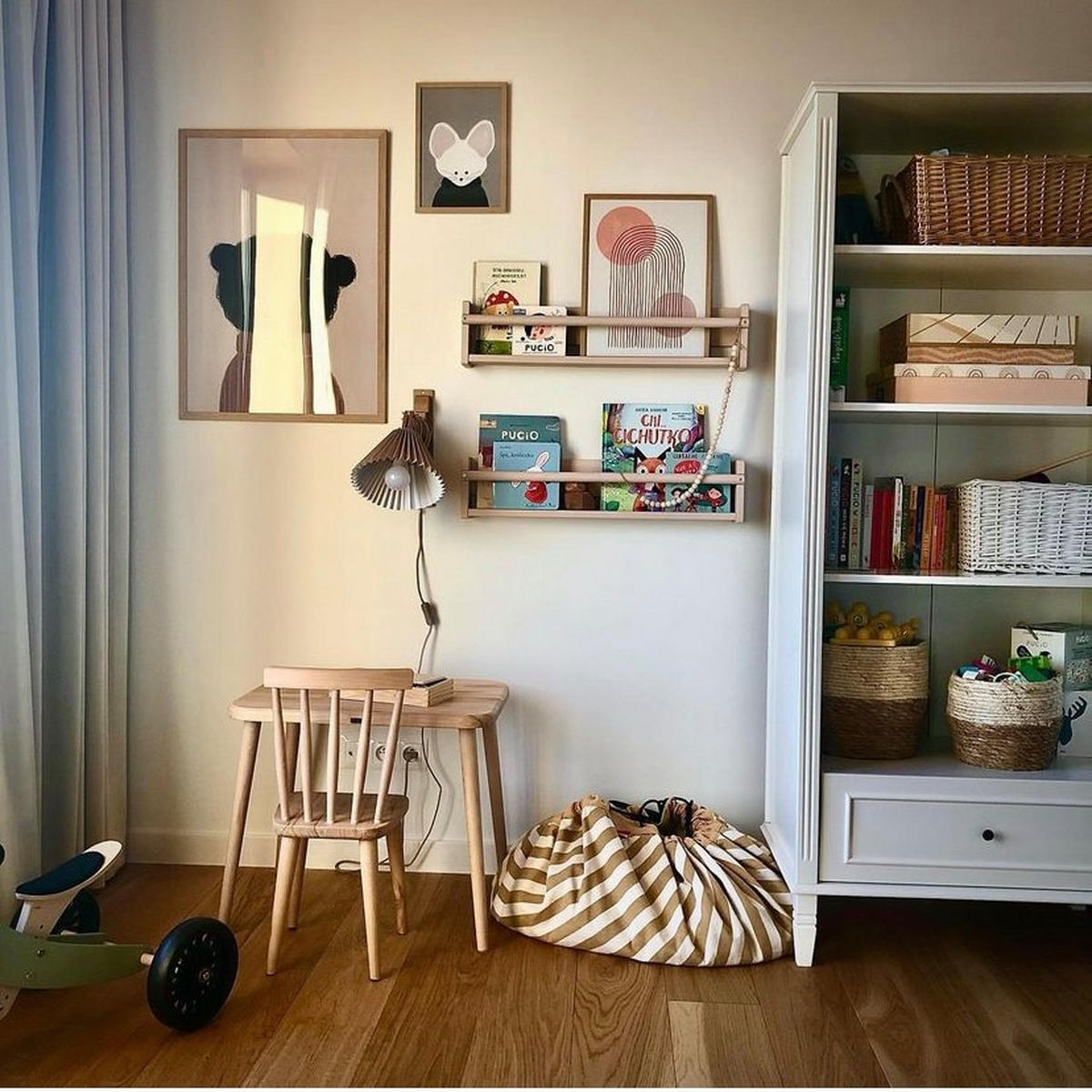 DETSKÁ POLICA Bianka - biela, kompozitné drevo (80/183/48cm) - RAUMHIRSCH FURNITURE