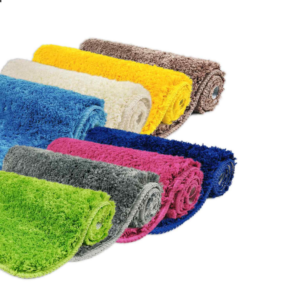 RUNDE BADEMATTE Florenz - Gelb, Textil (56/56cm) - WohnDirect