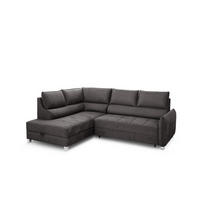 ECKSOFA Marno In Chill Me - Anthrazit, Holzwerkstoff/Textil (200/260cm) - Fun Möbel