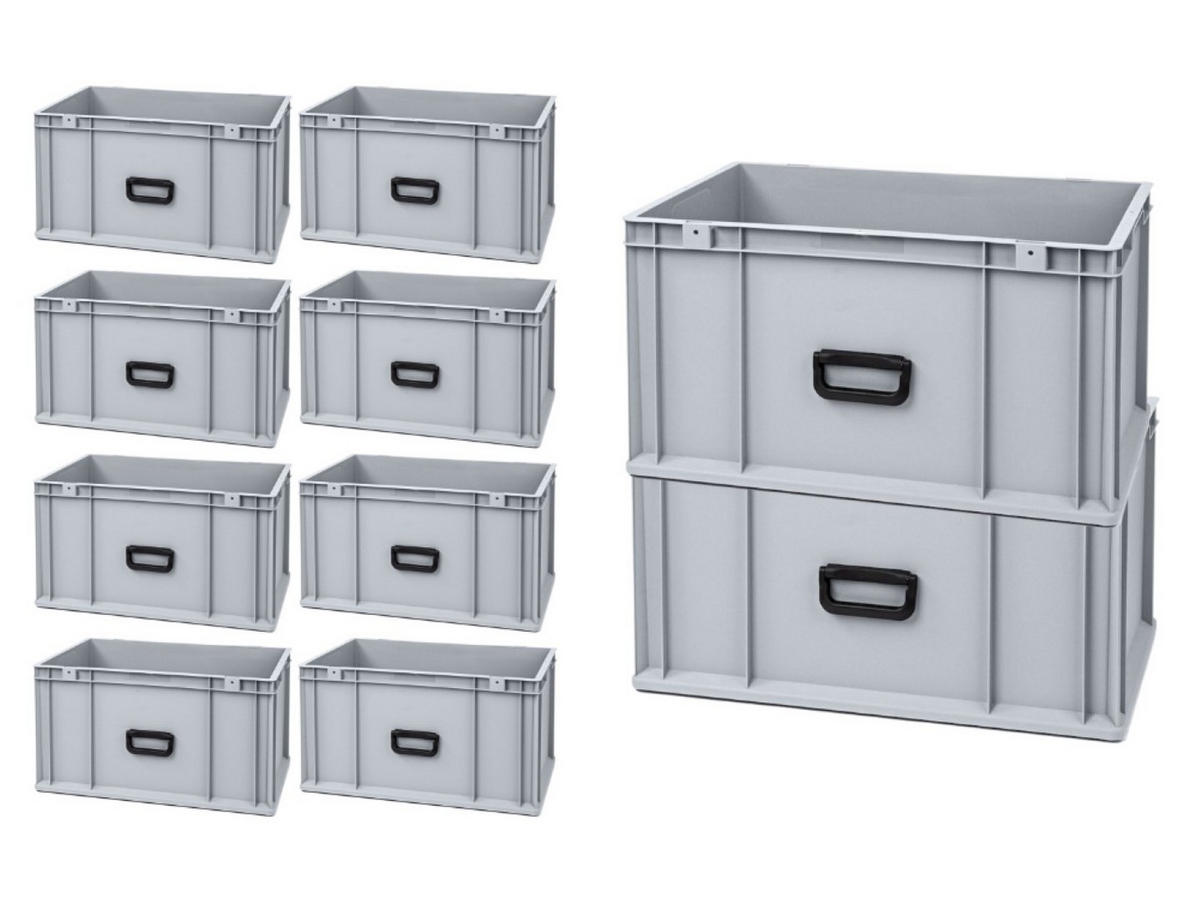 EUROBOX Nextgen Portable Uno 32x40x60cm 65 Liter - Grau, Kunststoff (40/32/60cm) - PROREGAL