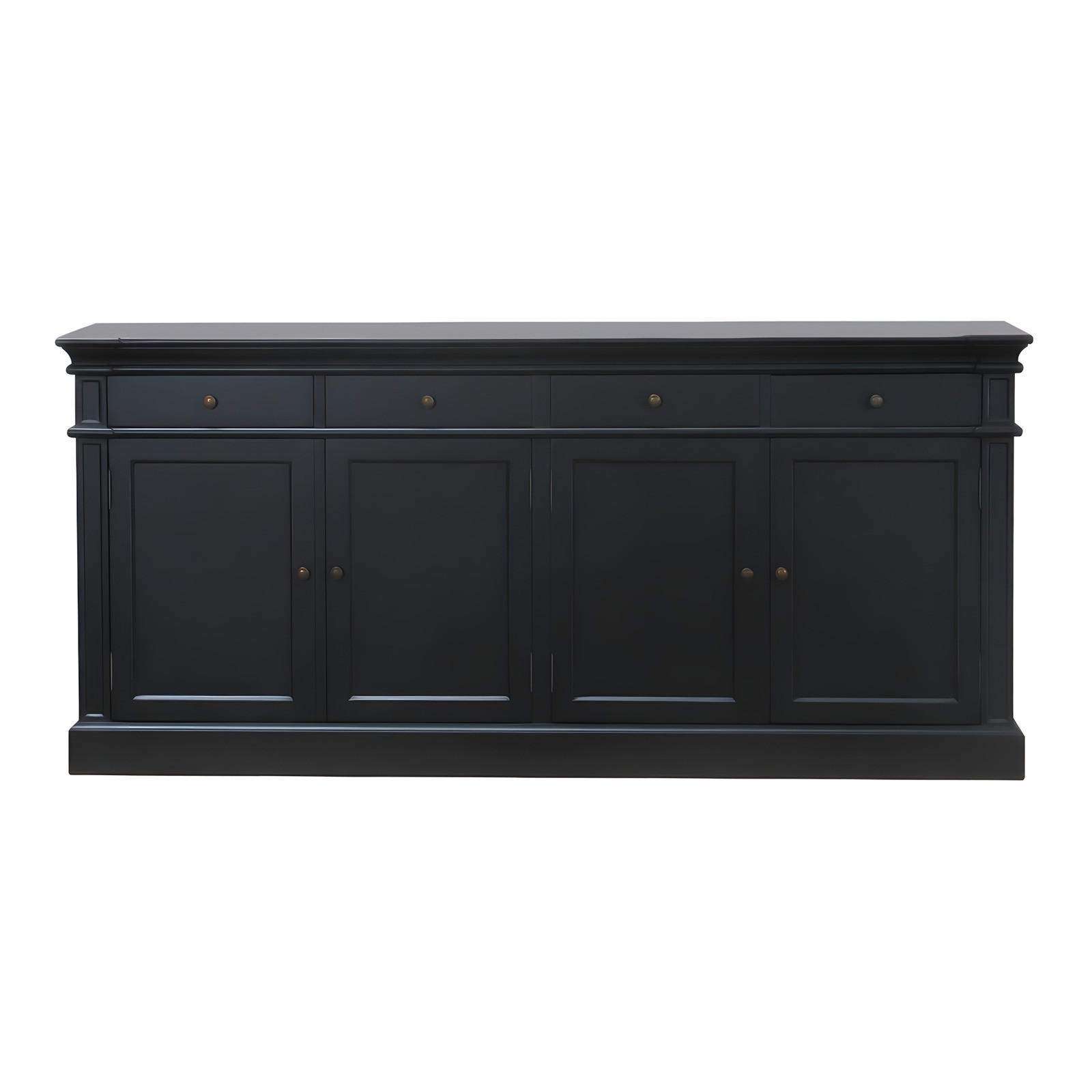 SIDEBOARD antik schwarz - Schwarz, Holz (186/86/45cm) - ebuy24