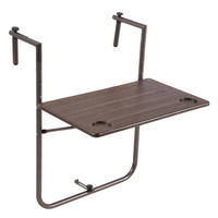 BALKONTISCH Konni Holz-Optik Gartentisch - Braun, Kunststoff (59.5/35/83.5cm) - DELUKE