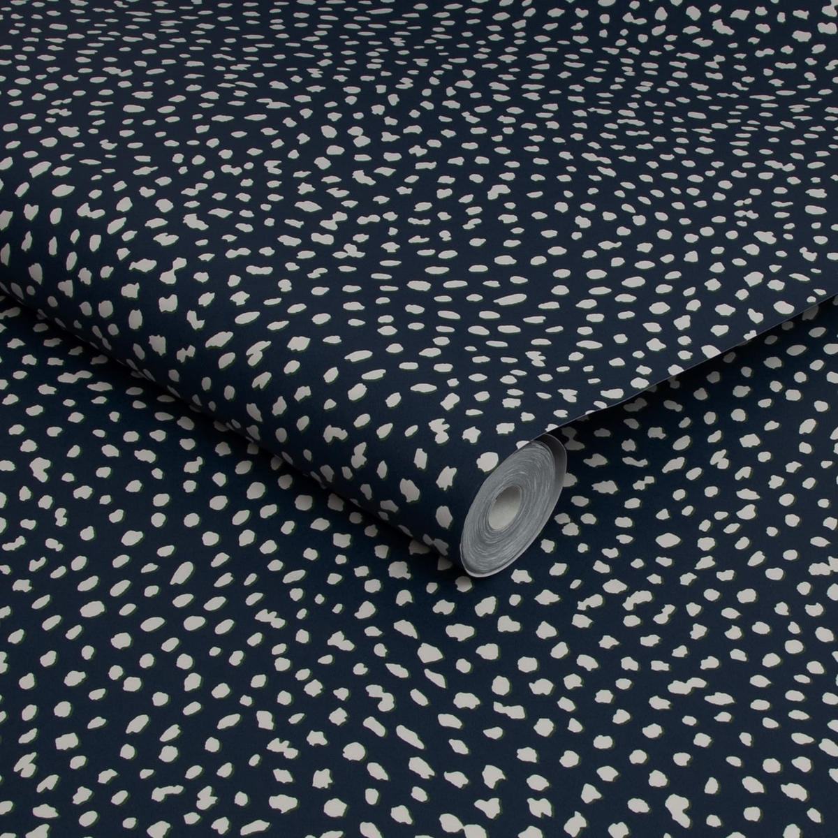 VLIESTAPETE - Federkleid Marine - Blau, Papier/Kunststoff (52/1000cm) - Joules