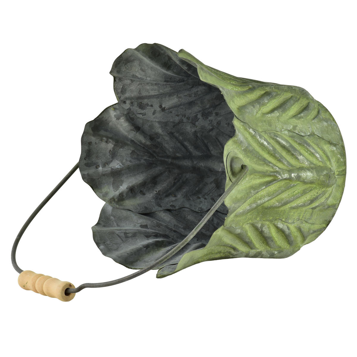 BLUMENTOPF Marina Grün 20/20/17 cm Metall - Grün, Metall (20/17/20cm) - Mondex