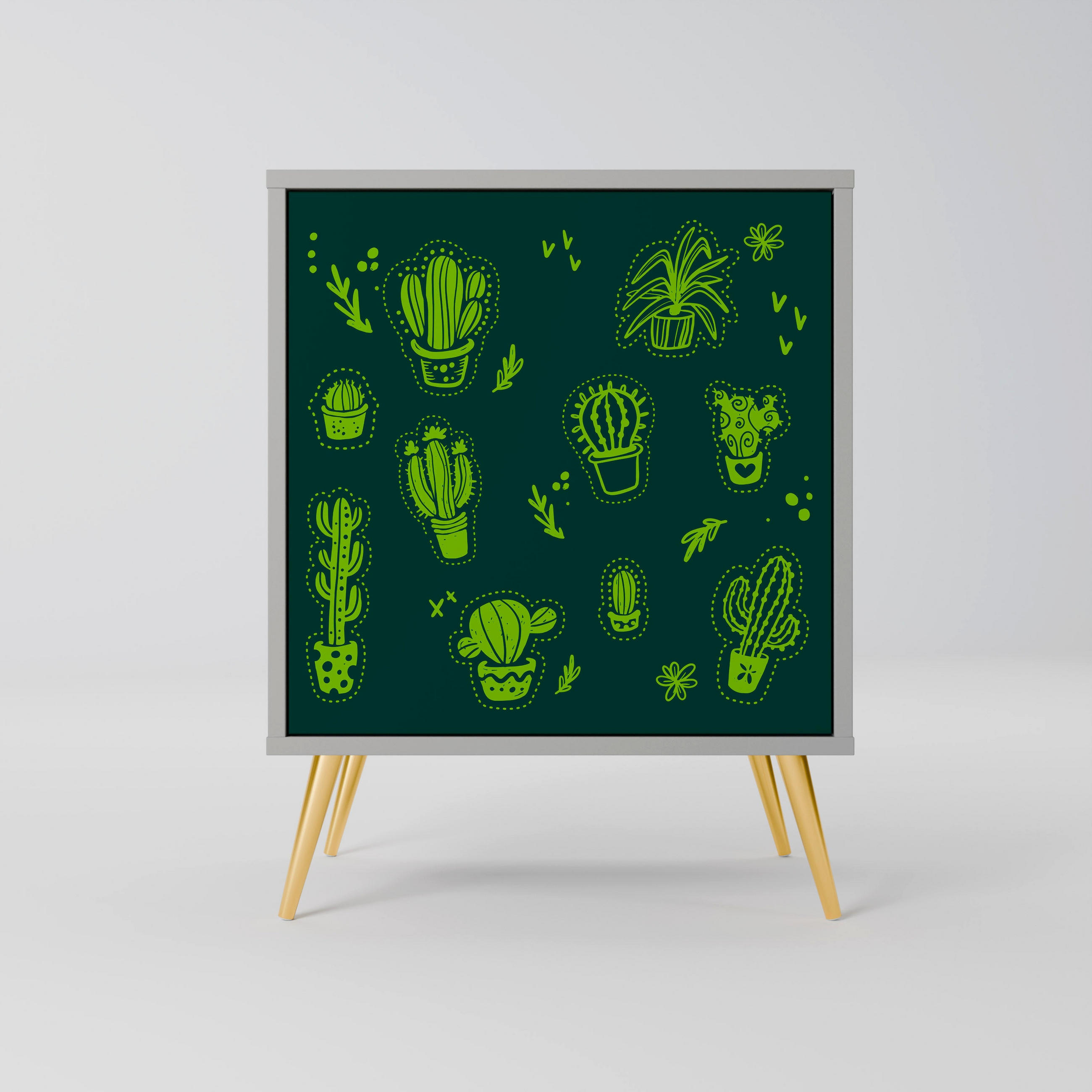 SpaceRebels Sideboard Grau 57.5x75.5x42 cm