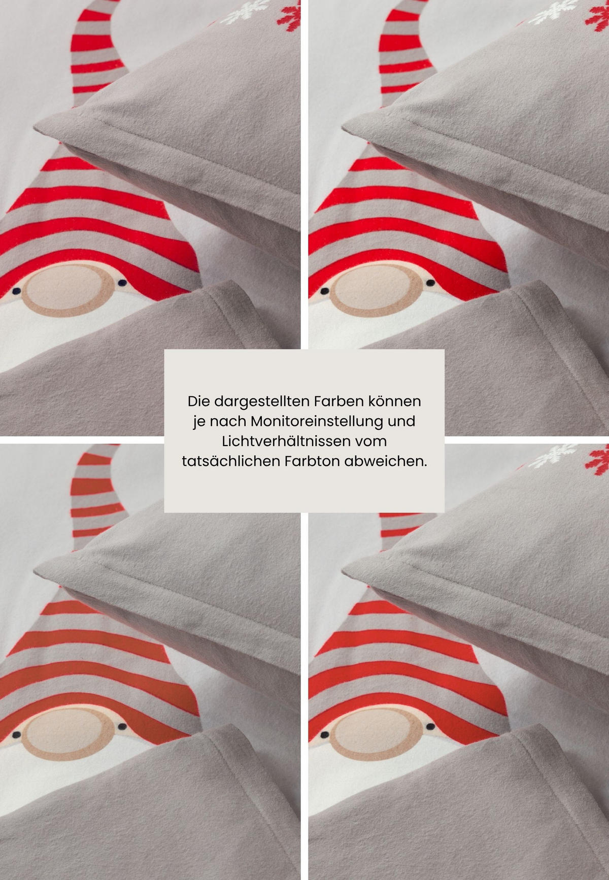 BETTWÄSCHESET Balduin - Feinbiber - 2-teilig - 135 x 200 cm - Grau - Grau, Textil (135/200cm) - SCHIESSER