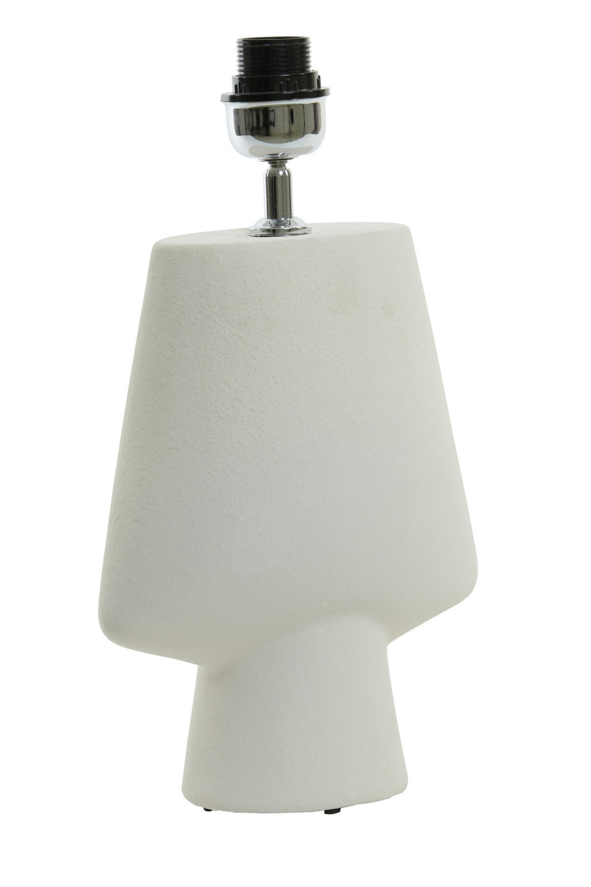 LAMPENFUSS Ciara Weiß Ø29,5/51,5 cm - Weiß, Keramik (29.5/16/51.5cm) - Light & Living