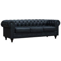 EINZELSOFA aliza Schwarz - Schwarz, Textil (82/70/208cm) - Habitat Garten