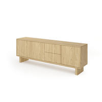 TV-SCHRANK: geölte Eiche, 183,3 x 61,7 x 38,1 cm - Eichefarben, Holzwerkstoff (183.3/61.7/38.1cm) - 3XE LIVING