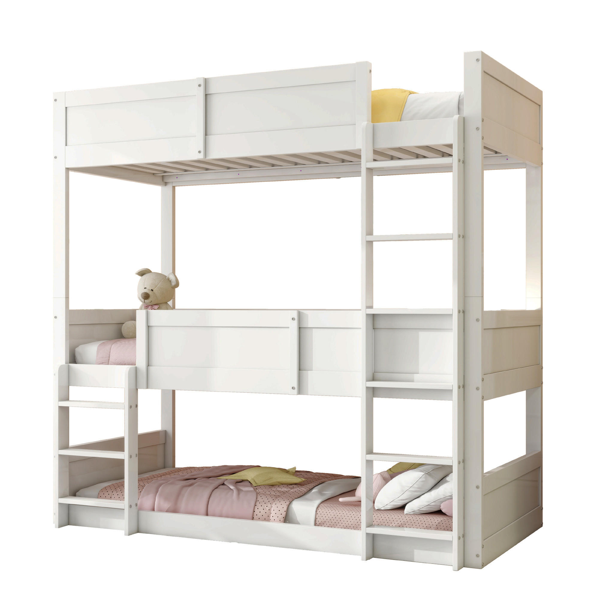 Ivmeu Etagenbett Weiß 90x200 cm
