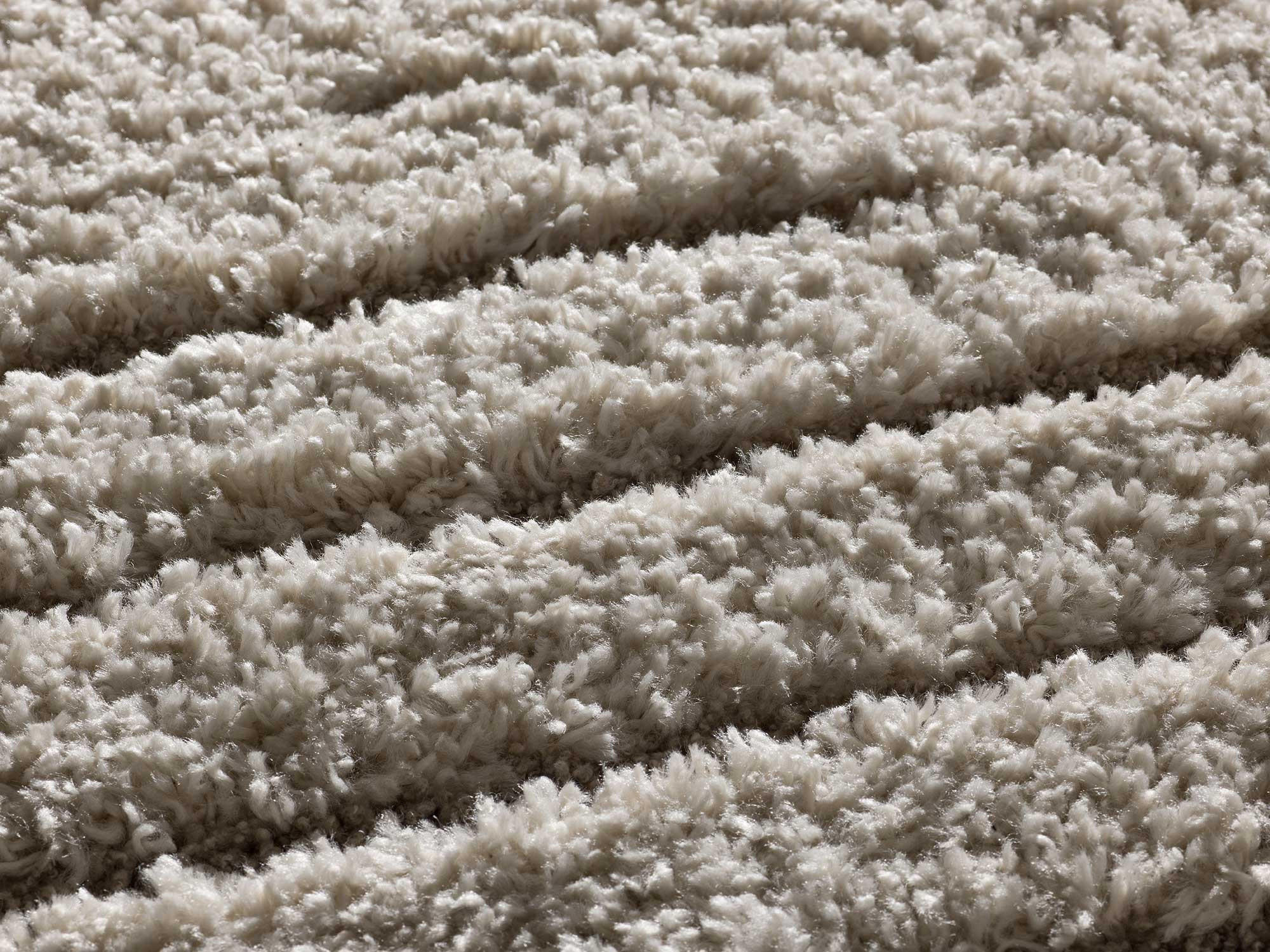 HOCHFLORTEPPICH Creme Atesa 120/170 cm - Creme, Naturmaterialien/Textil (120/170cm) - Atticgo