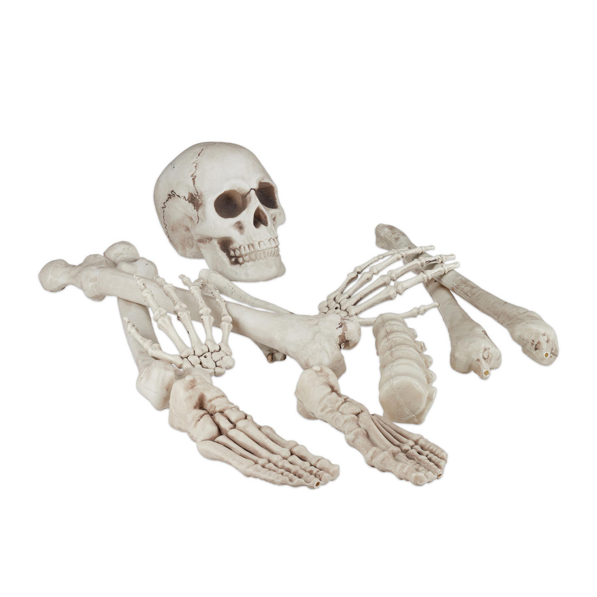 DEKOKNOCHEN - Creme, Kunststoff (39/4/6cm) - Relaxdays