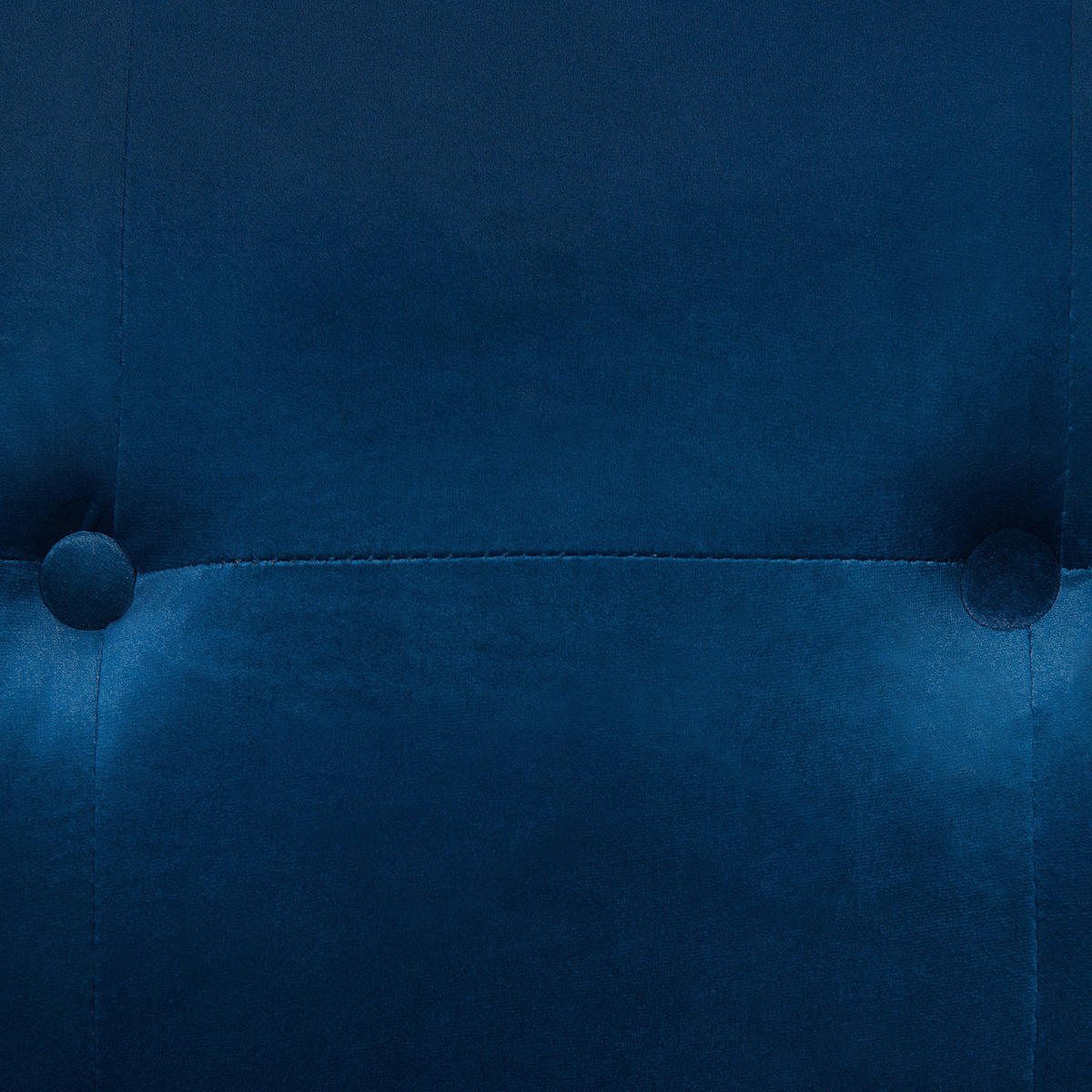 3-SITZER-SOFA Samtstoff Marineblau Avaldsenes - Hellblau, Textil (211/74/82cm) - Beliani