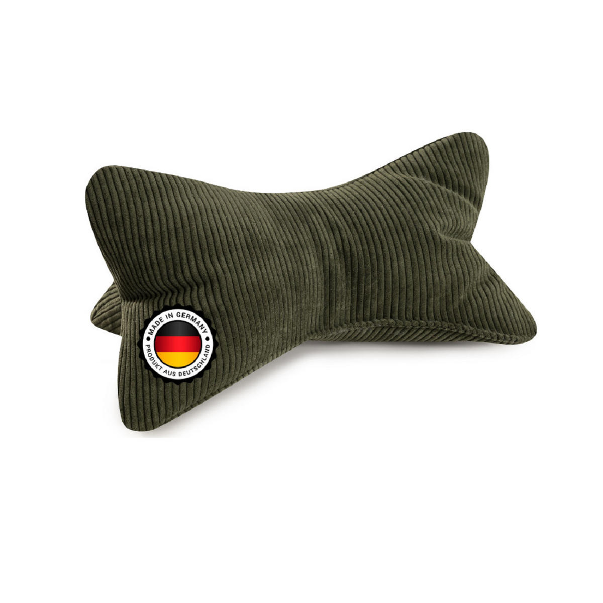 KISSEN Leseknochen Selma - Grün, Textil (22/42cm) - Bonvionn