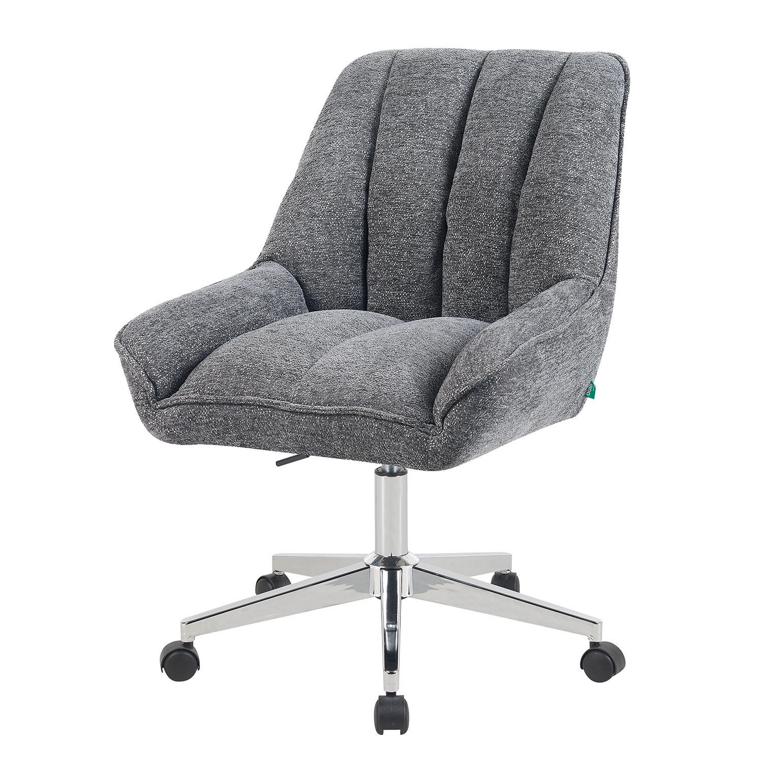 BÜROSTUHL Mika-Megan - Chromfarben/Grau, Textil/Metall (60/85/68cm) - DUBI Möbel