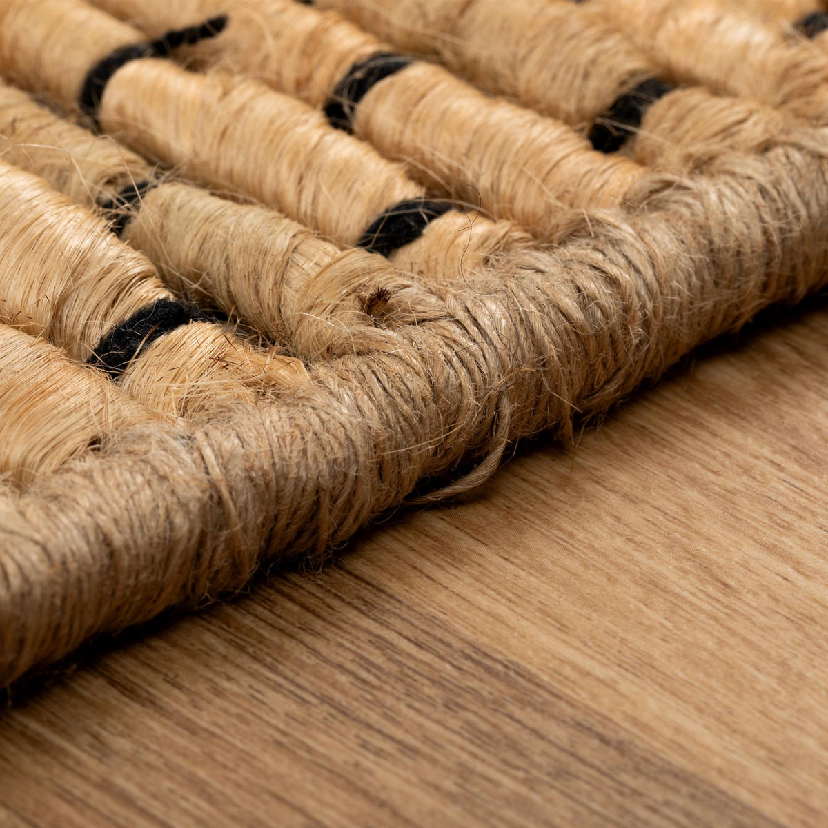 JUTE Teppich Goa Canvas 140/200 cm - Naturfarben, Naturmaterialien (140/200cm) - Steffensmeier