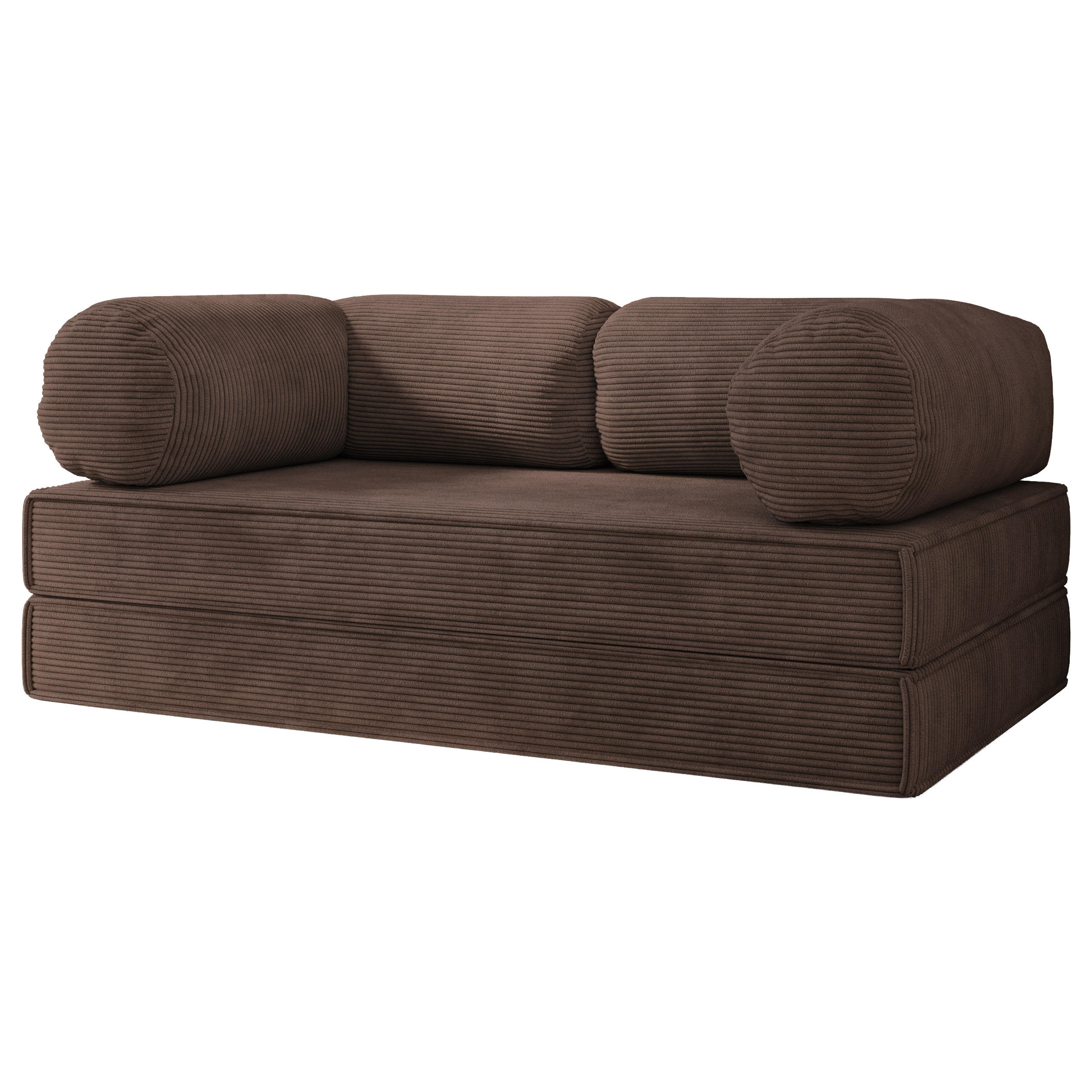 Masseno Bettsofa Braun 170x68x80 cm