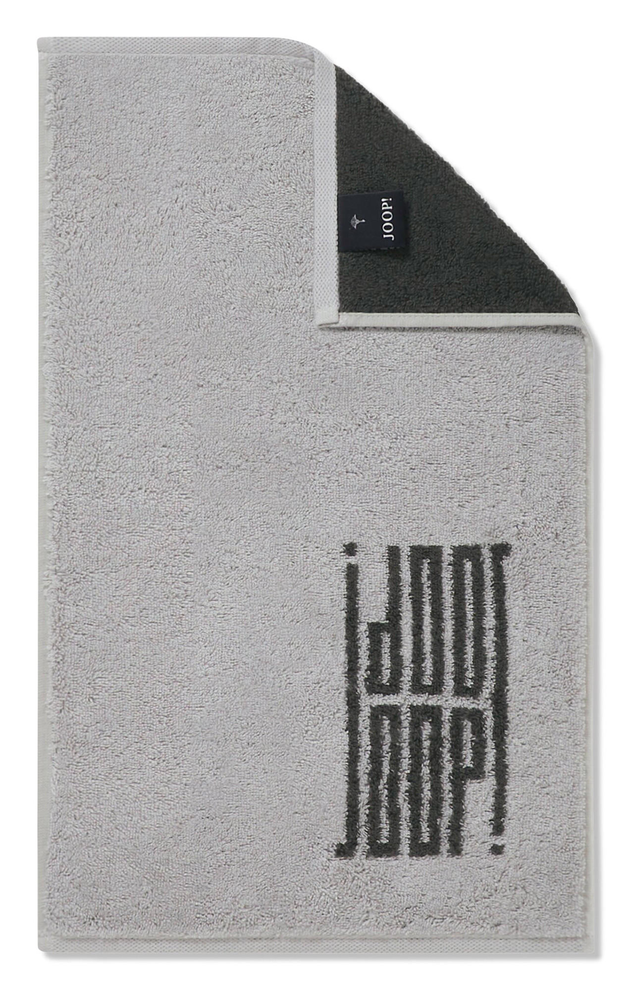 HANDTÜCHER BARS DOUBLEFACE 1724 PLATIN - 77 - Grau, Textil (30/50cm) - Joop!