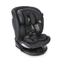 KINDERSITZ Estate i-Size schwarz (40-150cm) Isofix, Stützbein, Sitz 360° drehbar - Schwarz, Kunststoff (47/62/52cm) - Lorelli