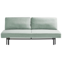 SCHLAFSOFA 3-Sitzer Stoff Hellgrün Roykka - Hellgrün, Textil (201/84/94cm) - Beliani