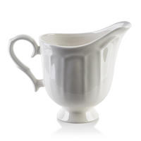 MILCHKÄNNCHEN Hella Weiß 14/6/10 cm Keramik - Weiß, Keramik (0.1L) - Mondex