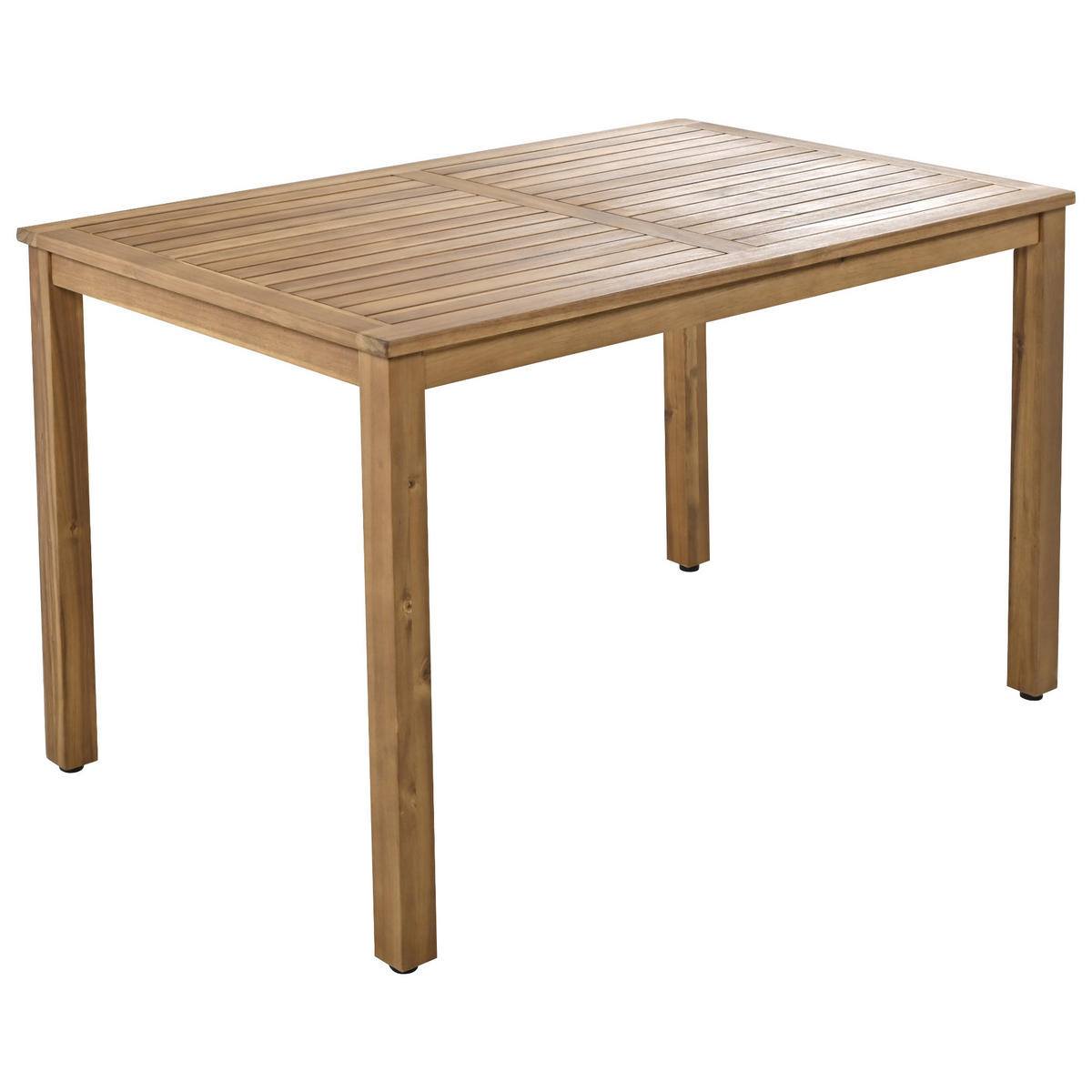 GARTENSET 187x187x71cm grau aus Akazie und Seil, waschbar - Grau, Textil - Modfu