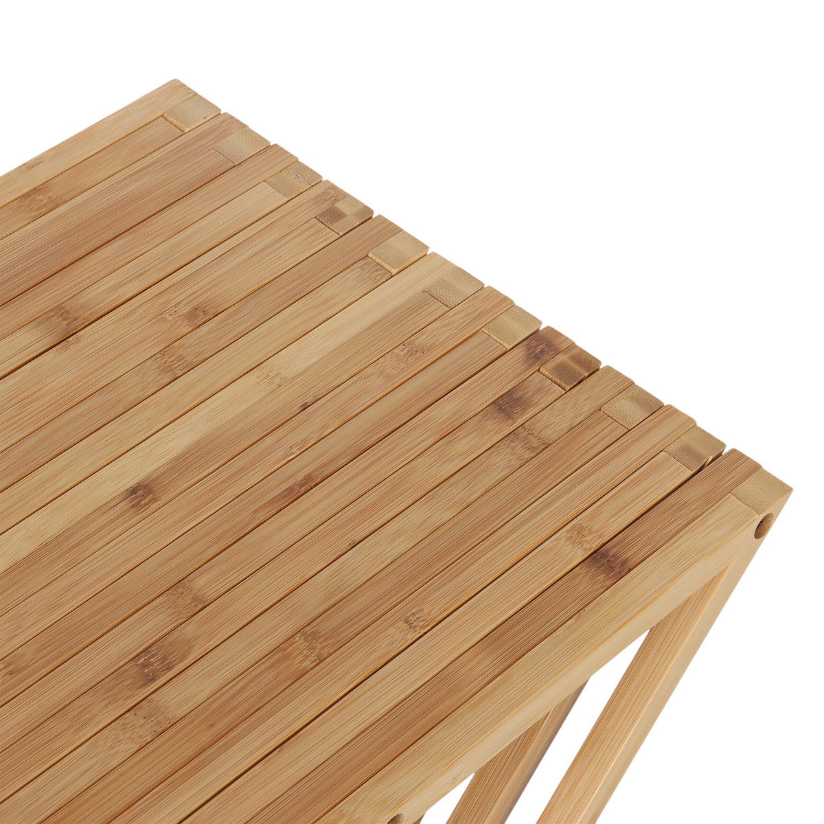 PFLANZENHOCKER - Hellbraun, Holz (40/44/33cm) - Relaxdays