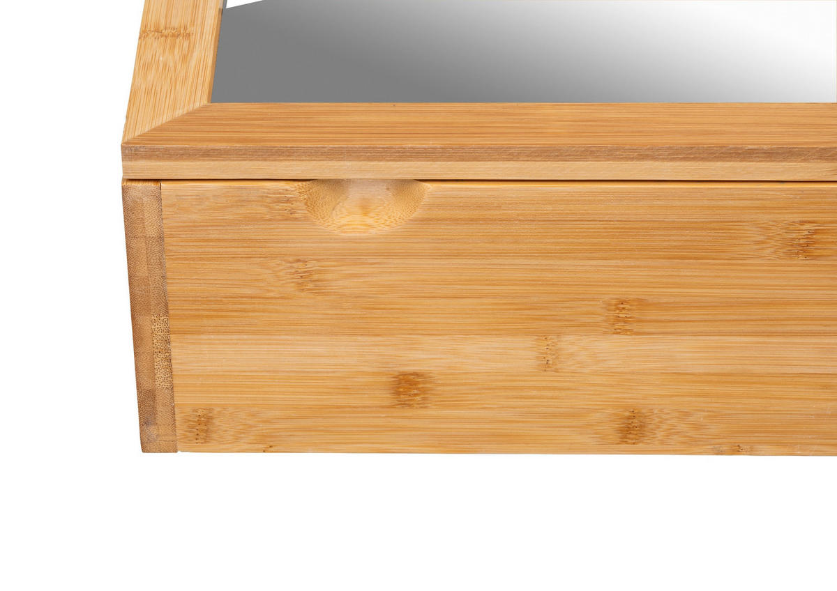 BADEZIMMERSCHRANK Bambus 35/60 cm - Braun, Naturmaterialien (35/60/14cm)
