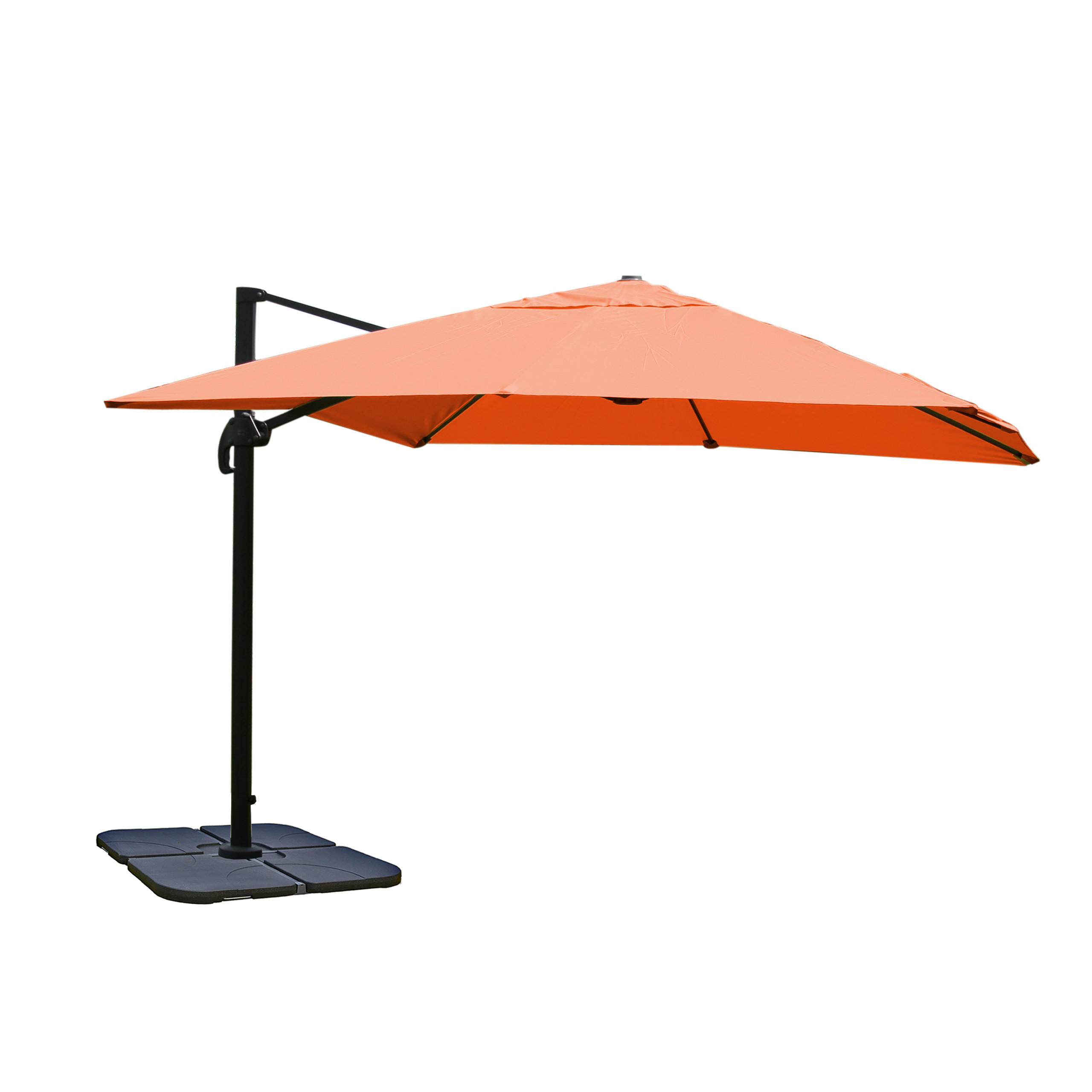 AMPELSCHIRM I Orange 300/300 cm - Orange, Textil (360/300cm) - MCW