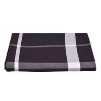 TISCHDECKE La nonna kaviar 160 x 250 cm - Schwarz, Textil (160/250cm)