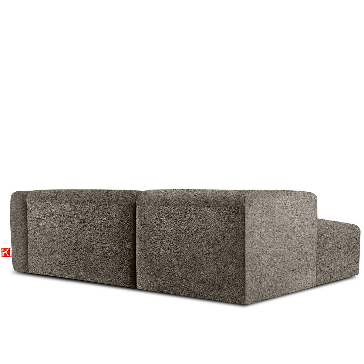 ECKSOFA LINKS BUFFO, kühles Braun - Braun, Holz/Holzwerkstoff (225/176cm) - KONSIMO®