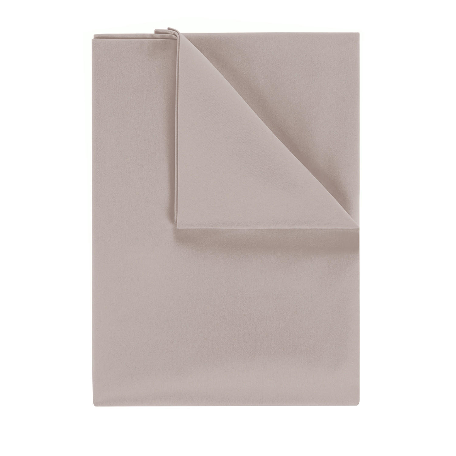 BETTTUCH ohne Gummi 280/275 cm, in Taupe - Taupe, Textil (275/280cm) - Blumtal