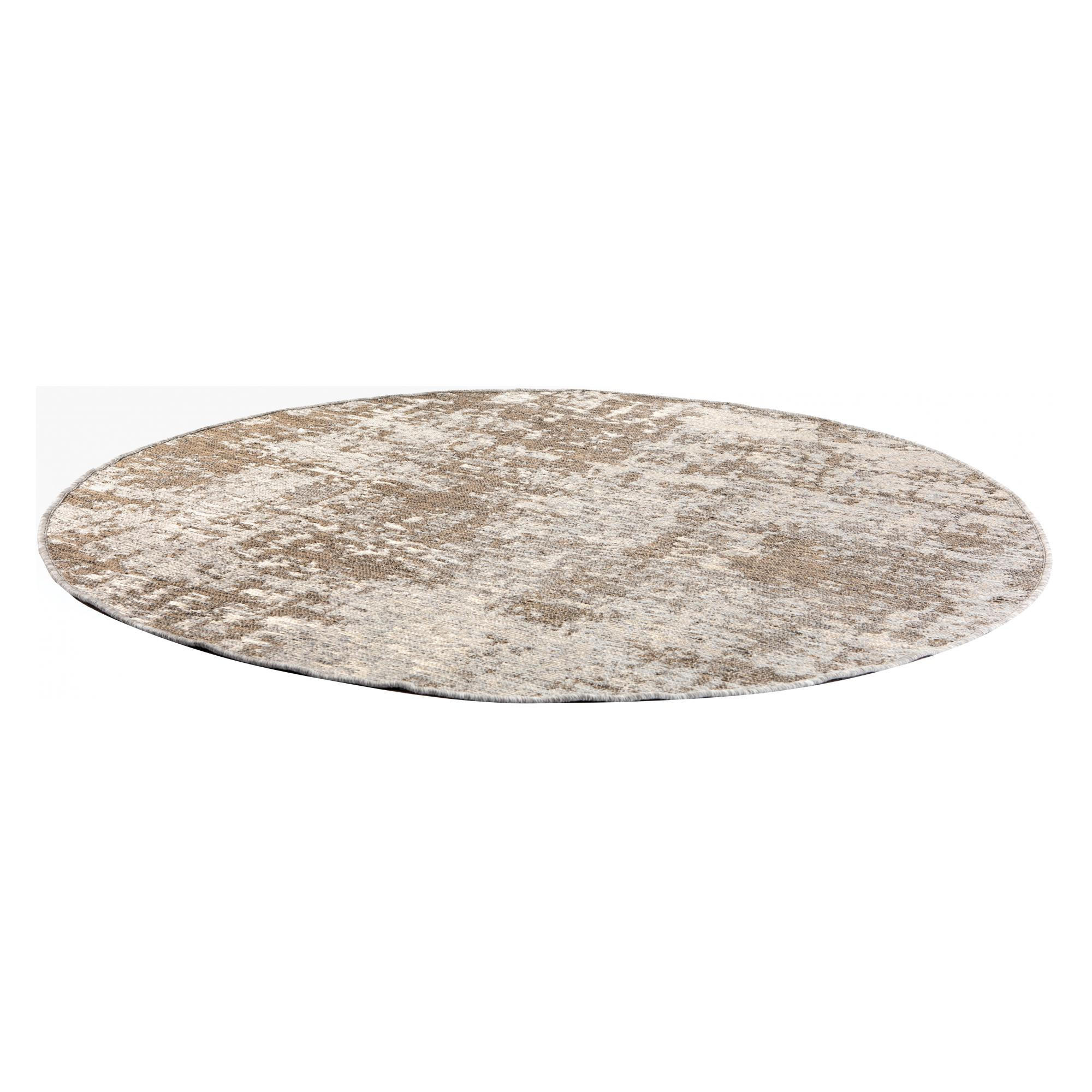 OUTDOOR-TEPPICH Catania 2 natur durchmesser 200 cm - Naturfarben, Textil (200/1cm) - Vivaraise