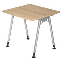 SCHREIBTISCH Serie-A 80/80/74 cm in Eichefarben - Eichefarben, Holzwerkstoff (80/80/74cm) - bümö