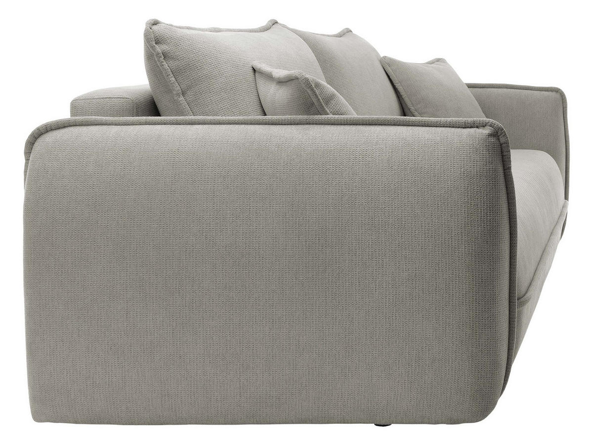 SCHLAFSOFA Moho - Hellgrau/Schwarz, Holz/Kunststoff (250/94/109cm) - MIRJAN24