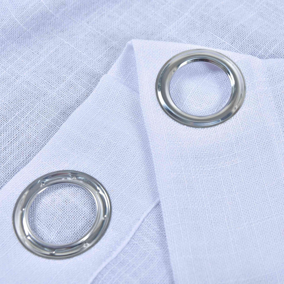 VORHANG 2ER SET »Essen« HxB 245x145 cm Weiß - Weiß, Textil (145/245cm) - Gardinenbox